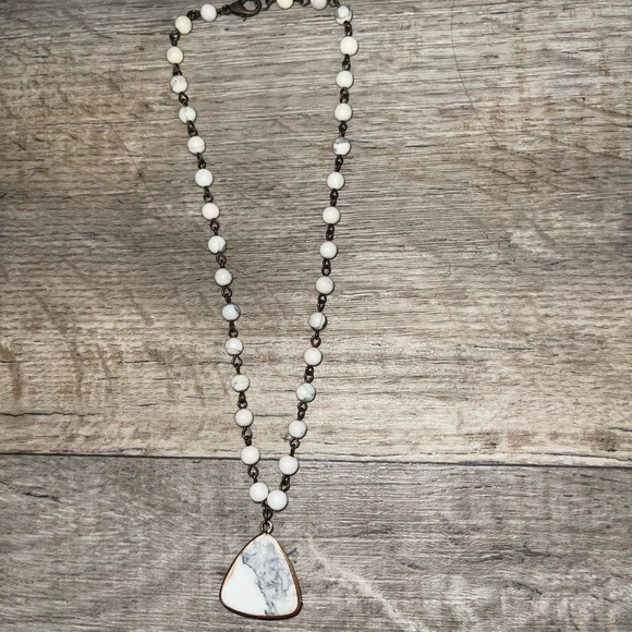 3 for $15: white stone necklace - Picture 2 of 2